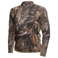 thumbnail image 4 of Blocker Outdoors Angatec Long Sleeve 1/4 Zip Performance Shirt Men's Hunting Clothes (Mossy Oak Country DNA, Small), 4 of 9