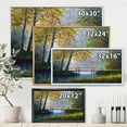 thumbnail image 4 of Designart Morning Sunlight and The Awakening Spring Forest FLOAT FRAME WALL ART, 4 of 4