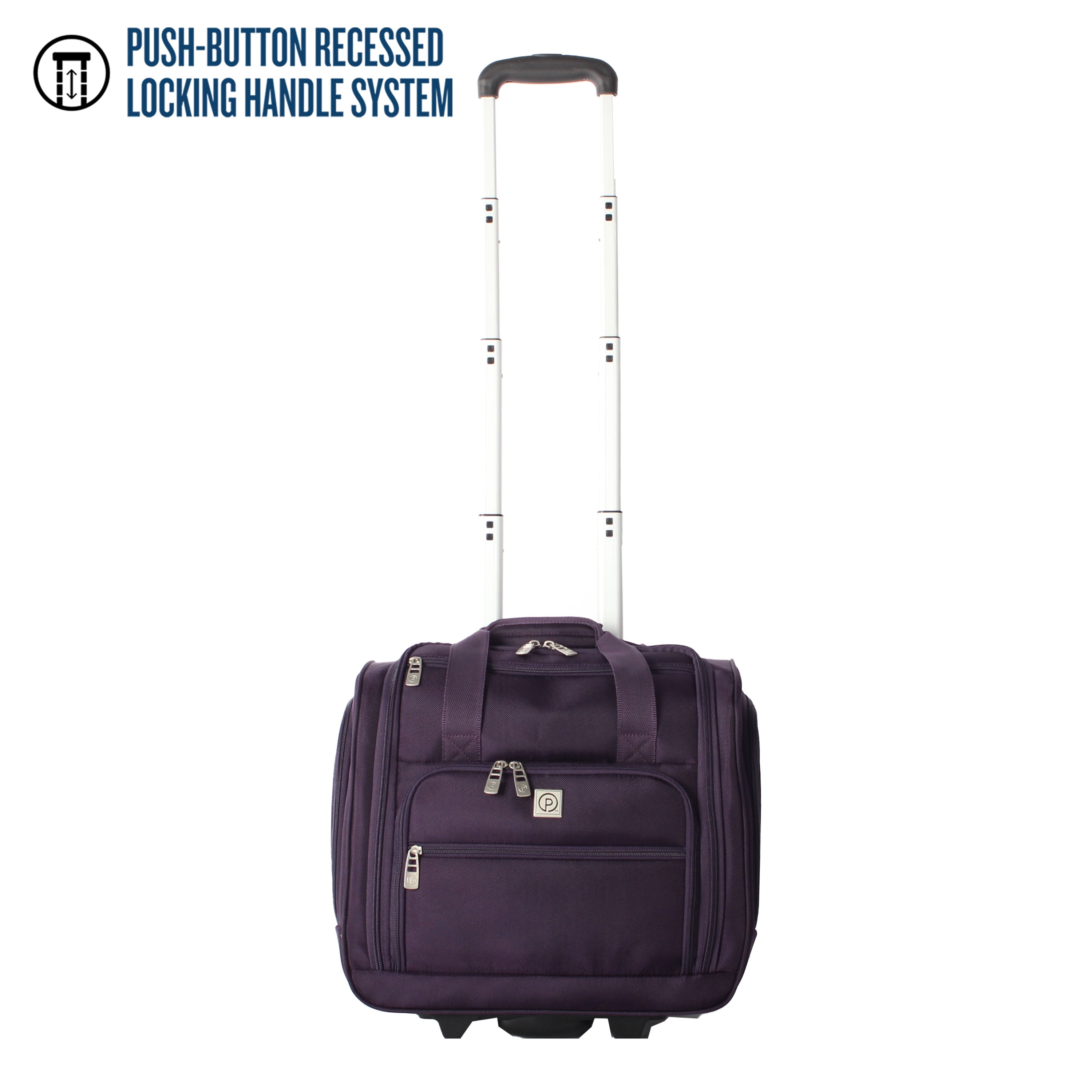 Protege, Arendale Soft Side 16” Under Seat Luggage, Purple