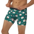 thumbnail image 3 of Cauagu Halloween Ghosts Print Men's Boxer Briefs, Funny & Cute Underwear Elastic Waistband Briefs Ideal Gift for Men,1-Pack, 3 of 7