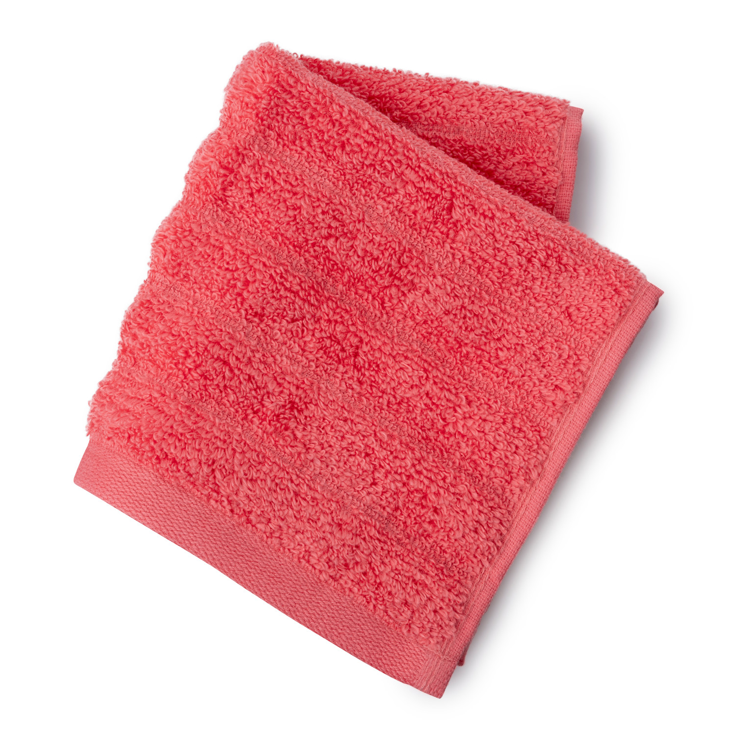 Mainstays Performance 6-Piece Towel Set, Textured Island Coral - image 5 of 7