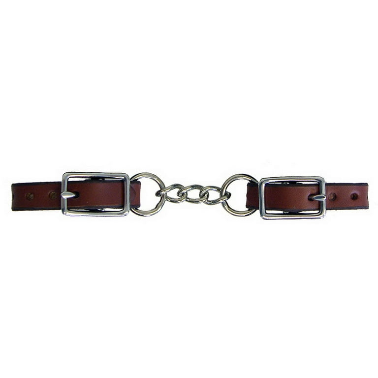 LEATHER Curb Chain
