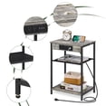 thumbnail image 3 of End Tables Set of 2 with Charging Station and USB Ports, 3 of 5