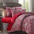 thumbnail image 3 of Bohemio Paisley Edredón Funda King Size Set Boho Damasco Medallón Ropa de Cama, 3 of 8