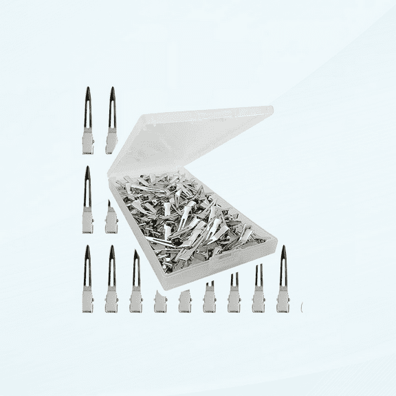 80pcs Metal Duck Billed Hair Clips for Women Styling Sectioning, Silver Hair Pins for Long Hair, Alligator Curl Loc Clips for Thick Hair Roller, Salon, Bows DIY