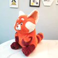 thumbnail image 3 of RV Stock de muñeco de nieve de peluche cambio de imagen juvenil mapache panda rojo hacer Rojo Verde, 3 of 5