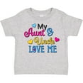 thumbnail image 3 of Inktastic My Aunt and Uncle Love Me with Hearts Boys or Girls Toddler T-Shirt, 3 of 5