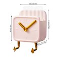 thumbnail image 3 of pitrice Wall-mounted Multi-functional Storage Box Holder Remote Controller Rack Household Stationery Organizer Accessories Bedroom White, 3 of 9