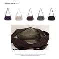 thumbnail image 5 of ibiyuan Travel Tote Bags For Women Japanese Minimalist Hollow Shoulder Tote Bag, Large Capacity Convertible Crossbody Handbag for Fall Winter Daily Commute Mom Gifts, 5 of 5