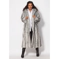 thumbnail image 3 of Roaman's Women's Plus Size Hooded Faux Fur Coat, 3 of 6