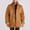 Yellow, variant on QUNYINEY Coats for Men Long Sleeve Solid Faux Fur Black Overcoat Loose Cardigan Warm Outerwear Coats