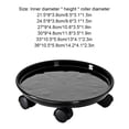 thumbnail image 3 of MesaSe Assiette de Rangement pour Pot de Fleurs avec Roues Plat de Jardinage pour Maison Patio Balcon Jardin, 3 of 8