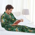 thumbnail image 5 of KLL Thorns Of Macro Cactus Sleepwear Mens Flannel Pajamas,Long Cotton Pj Set, 5 of 7