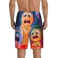thumbnail image 4 of Lsque inside out 2 Mens Sleep Pajama Shorts,Short Pajama Pants, Cotton Ultra-Soft Knit-Large, 4 of 9