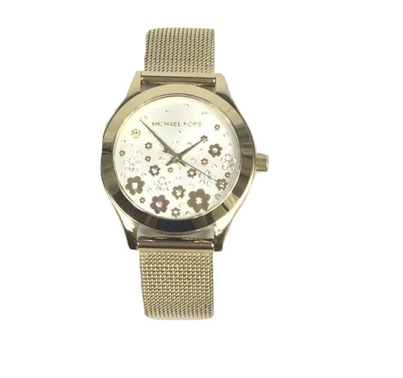 Michael Kors Original Women Michael Kors Women\'s Slim Runway Gold tone Bracelet Watch MK4383 display picture 1