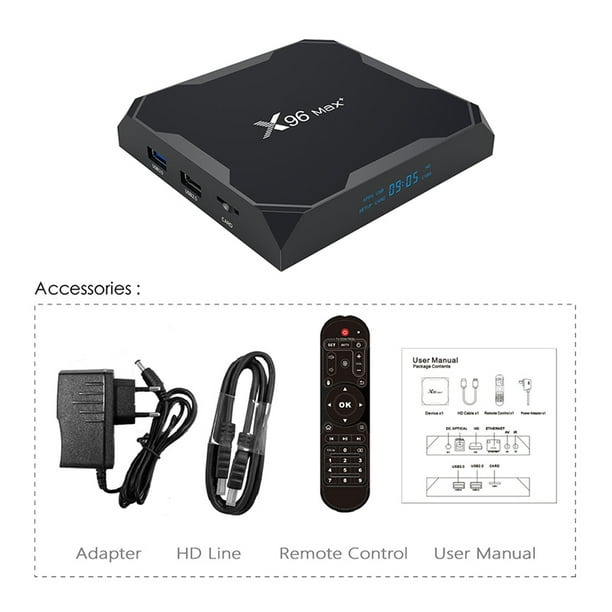 android tv box x96max s905x3 2 16gb 4 32gb 4 64gb 8k 4k tv box android 9 0 usb3 0 support 8k hd netflix youtube