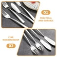 thumbnail image 2 of Minkissy Stainless Steel Fork Cutter Kit Silver for Home Restaurant 1 Set, 2 of 8