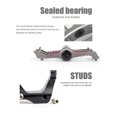 thumbnail image 2 of Maoww 2 pcs Pédales de Vélo en Alliage d'Aluminium Non-pour Pédales de Vélo de Glissement Plate-Forme en Alliage Plat Pédales Rouges, 2 of 6