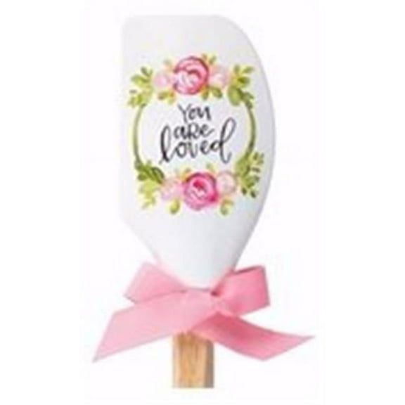 Brownlow Gift 165683 Silicone Spatula Vintage You Are Loved Utensil