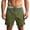 Army Green, variant on Guluxicc Men's Cotton Shorts with Pockets Elastic Waist Drawstring Summer Everyday Casual Shorts for Outdoor Vacation
