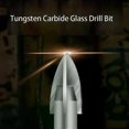 thumbnail image 5 of 7Pcs Glass Cross Spear Head Drill Bits Tungsten Carbide Glass Drilling Bit Set Tile Marble Mirror Drill Wall Bottle Cutting Tool, 5 of 5