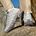 thumbnail image 4 of YOURDIARY Men's Mesh Mid Hiking Boot Work Outdoor Trekking Backpacking Mountaineering Lightweight Shoes Size, 4 of 9