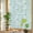 Green, variant on Grey Flowers Window Privacy Film Rainbow Static Cling Stain Glass Window Film for Glass Door, Decorative UV Blocking Sunroof Decal Sticker for Car 23.6"x59" Cute Floral Botanical Farmhouse