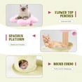 thumbnail image 5 of Erommy  Cat Tree  Multi-Level Cat Tower with Sisal Scratching Posts & Swing Ball, Modern Cat Furniture for Indoor Cats Medium - Green, 5 of 5