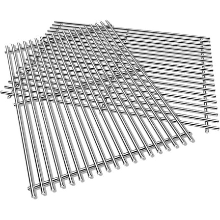 18 7/8" Stainless Steel Genesis 2 Grill Grates for Weber Genesis ii E-310 E-315 E-325 E-330 E-340 S-335 S-340 GS4 Grill Replacement Parts for Weber 66095 Genesis ii 300 LX 300 Series Grills