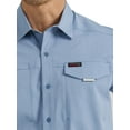 thumbnail image 4 of ATG by Wrangler® Men's Asymmetric Zip Pocket Shirt with UPF 40+, 4 of 7