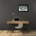 thumbnail image 4 of Ferguson, Kathy 24x17 Black Modern Framed Museum Art Print Titled - Loops III Dark, 4 of 5