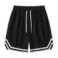 thumbnail image 2 of Pantalones cortos de verano para hombre, pantalones deportivos estadounidenses para niños, pantalones de baloncesto, pantalones holgados y transpirables de seda helada para hombre, 2 of 4