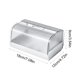thumbnail image 3 of Dispensador rectangular de plástico para pañuelos faciales con mecanismo de resorte para una extracción suave. Ideal para baño, cocina, sala de estar, escritorio y tocador. Organizador de, 3 of 6