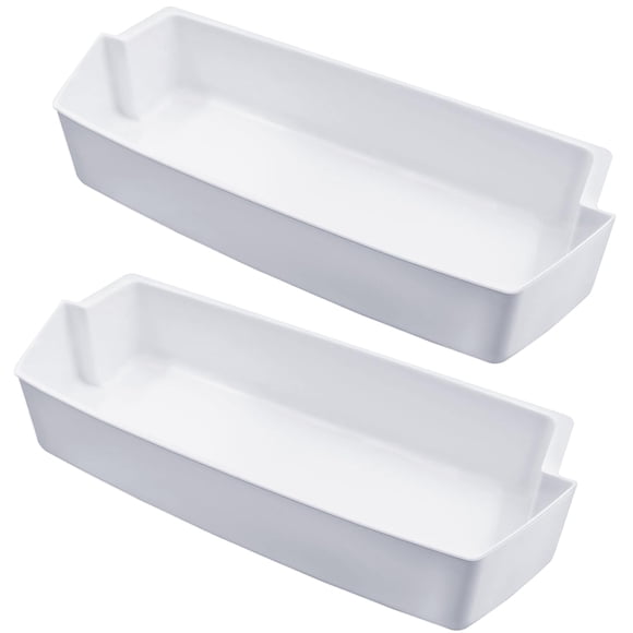 2 Pack 2187172 Door Shelf Bin Replacement for Frigidaire Whirlpool Kenmore Amana Roper Estate Replace PS328468 AP3853103 WP2187172 2187194K AP6006028