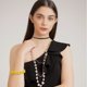 thumbnail image 2 of 10 collares negros para mujer: collar ajustable de cuero sintético, joyería gótica, regalo, gargantilla de moda, decoración para el cuello., 2 of 6