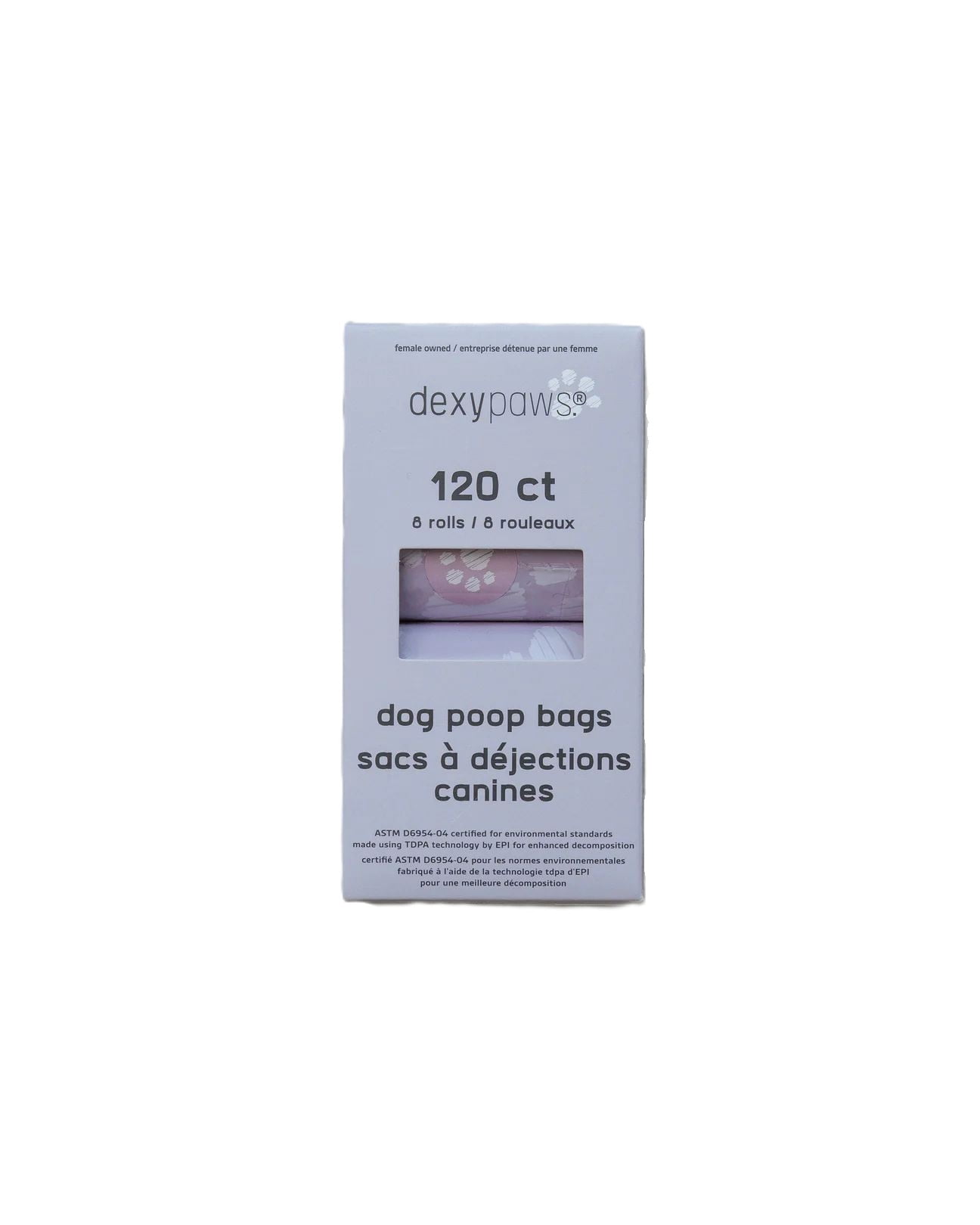 Dexypaws Lilac Poop Bags 120 Bags