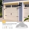 thumbnail image 4 of Lámpara de pared exterior Diyel Gooseneck Barn Light 120 V, color negro mate, 4 of 9