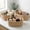 Jute-Brown, variant on Beautiful Storage Basket Set of 3 - Sturdy Jute Rope Baskets for Shelves Are Perfect for Organizing Your Home - Quality Storage Bins Easily Fit With Any Nursery or Bedroom Decor
