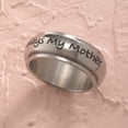 thumbnail image 2 of Always My Mother Forever Friends Stainless Steel Spinner Ring - Sentimental Daughter Jewelry Gift size 6, 2 of 5