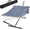 Blue Pattern, variant on Double Portable Rope Hammock with Stand Included, Outdoor Two Person Hammock with Polyester Pad, Navy