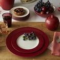 thumbnail image 3 of Noritake Colorwave Raspberry 16-Piece Rim Dinnerware Set, Service for 4, 3 of 7