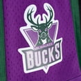 thumbnail image 4 of Men's Mitchell & Ness Green/Black Milwaukee Bucks 1996/97 Hardwood Classics Fadeaway Reload 3.0 Swingman Shorts, 4 of 4