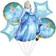 thumbnail image 4 of Cinderella Magical Celebration Balloon Bouquet - 5 Piece Set, 4 of 7