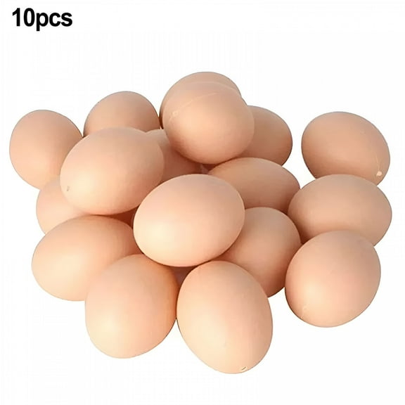 ACDANC Fake Eggs for Hens,Dummy Eggs for Poultry,Nest Eggs for Laying Chicken,10 Pcs