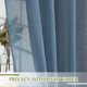 thumbnail image 2 of Cortinas NICETOWN de lino transparente, 160 x 160 cm, 2 paneles, color azul, 2 of 6