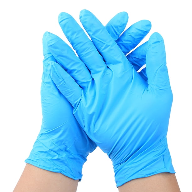 100pcs / box Disposable Gloves Flexible Anti-Slip Thickening Nitrile ...
