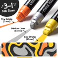 thumbnail image 4 of Chalkola Chalk Markers 10mm 12-Pack Washable Colors, 4 of 9
