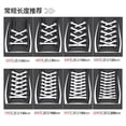 thumbnail image 4 of Cordones de tela para zapatillas de deporte, cordones planos suaves de 8mm, 60-160cm, 1 par, venta al por mayor, 4 of 4