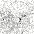 thumbnail image 3 of Mythogoria Frozen Nightmares: A Chilling Horror Coloring Book, 96 pages (Paperback), 3 of 3