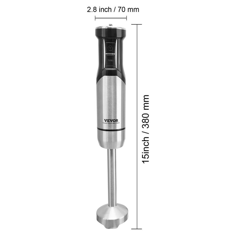 500W Commercial Immersion Blender Hand Mixer 500mm RodVariable Speed  110-240V